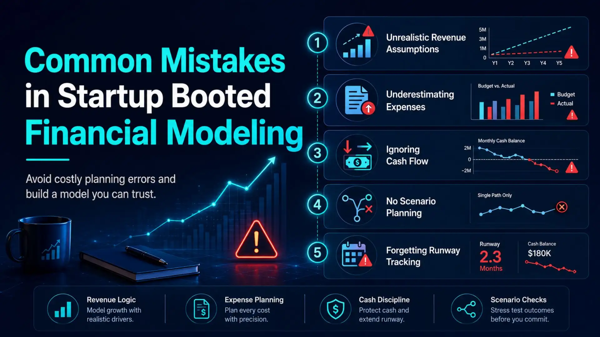 Common Mistakes in Startup Booted Financial Modeling