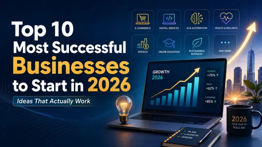 Top 10 Most Successful Businesses to Start in 2026 Ideas That Actually Work