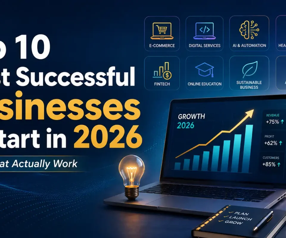 Top 10 Most Successful Businesses to Start in 2026 Ideas That Actually Work